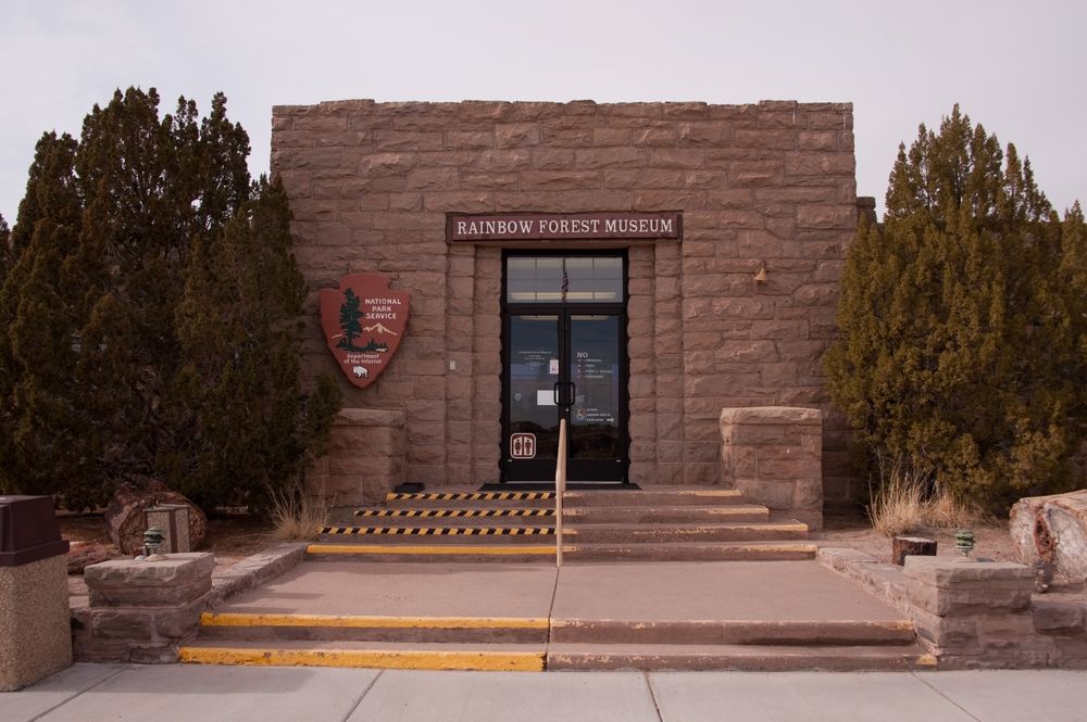 Exterior of Rainbow Forest Museum