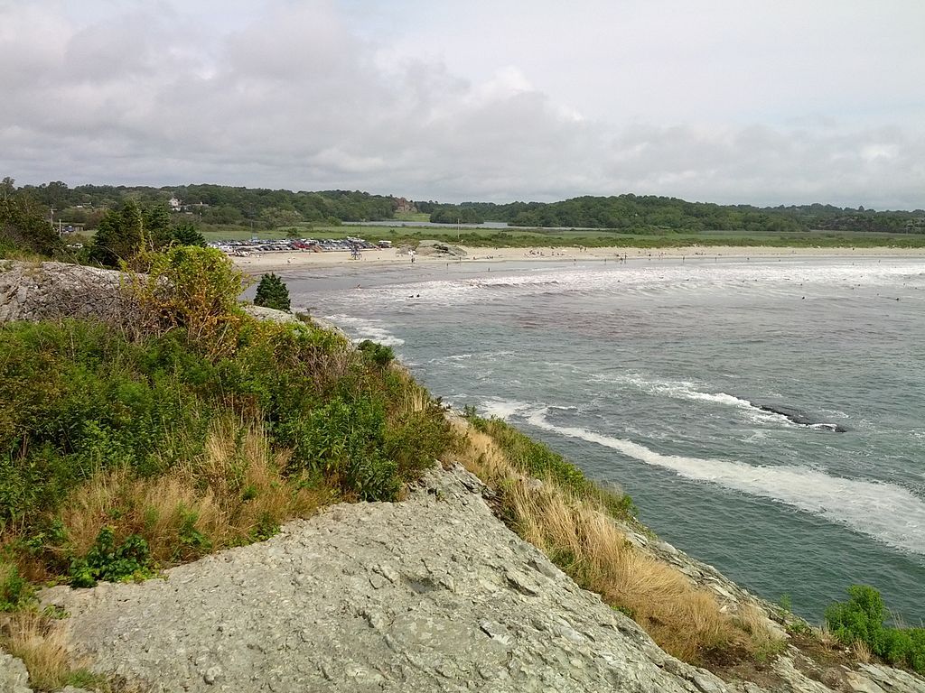 View of Second Beach waters