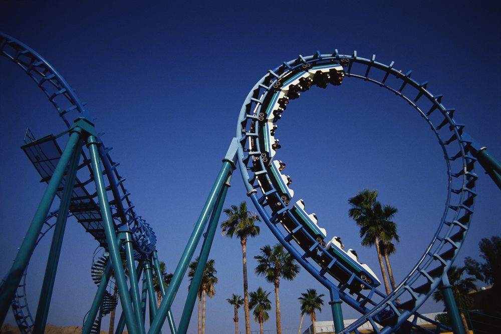 Rollercoaster at Knott’s Berry Farm