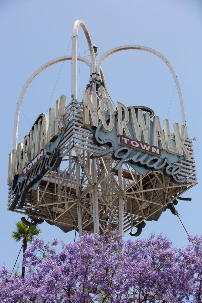 Signage of Norwalk Town Square