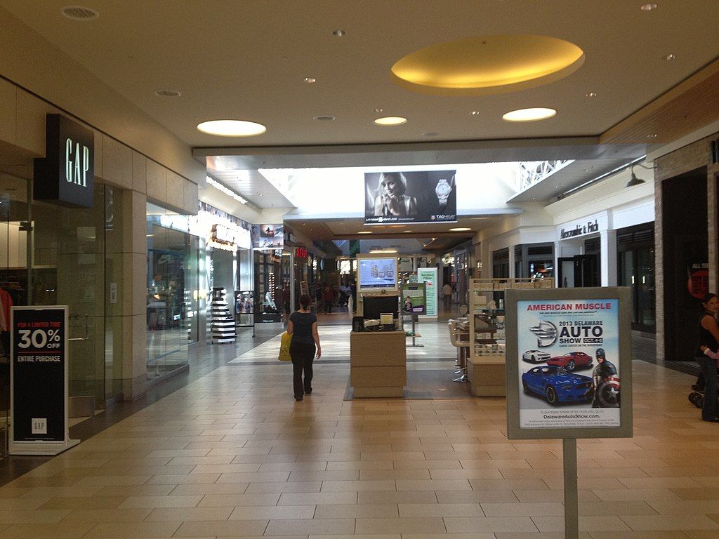 Interior of Christiana Mall