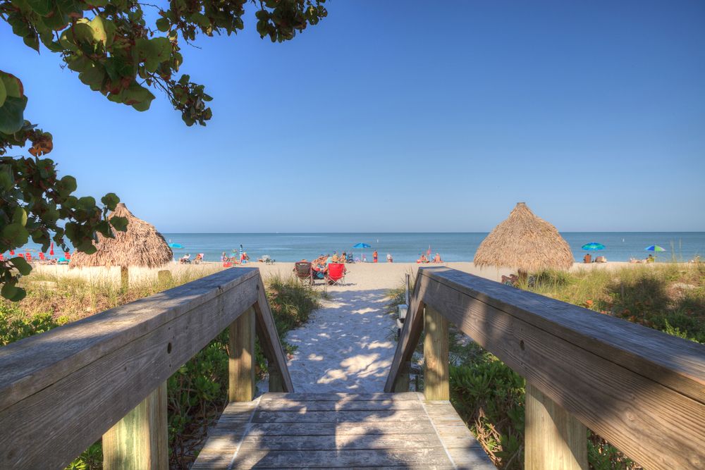 End of the boardwalk leading to Lowdermilk Park
