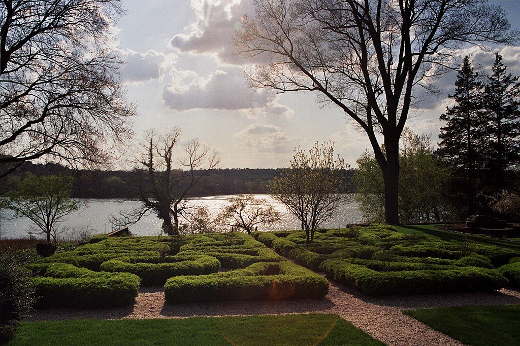 The garden of Cedarmere