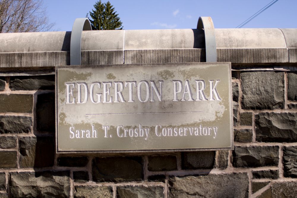 Signage of Edgerton Park