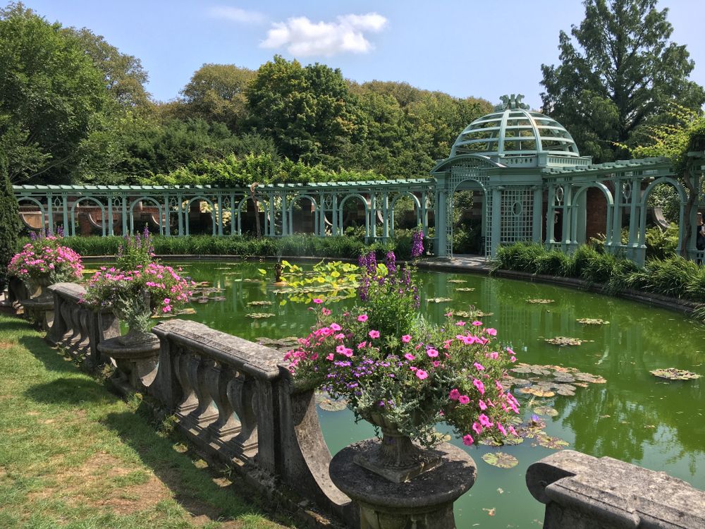 A pond at Old Westbury Gardens