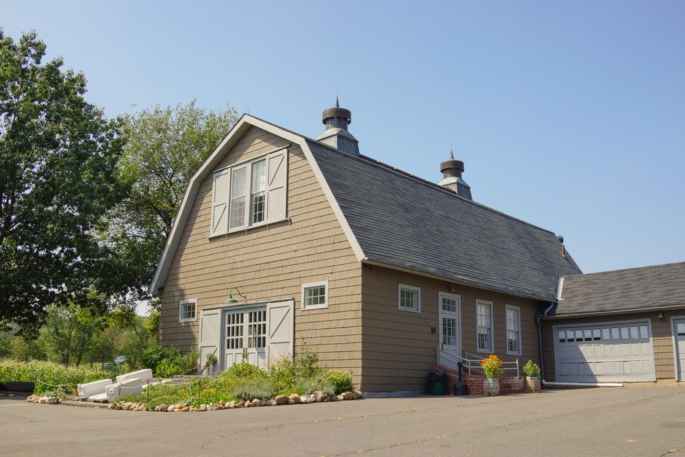 A barn at Queens Farm