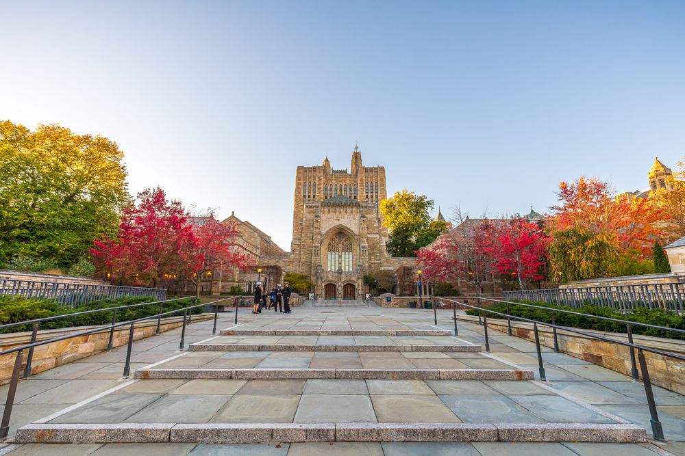 Sterling memorial library at Yale University