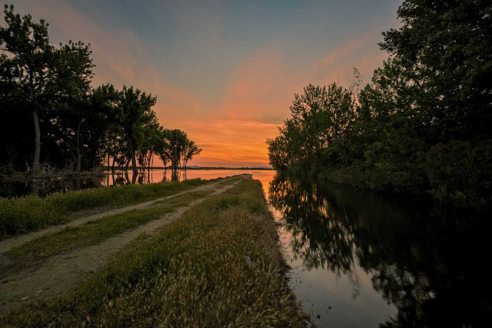 Nature trail at Lake Lowell