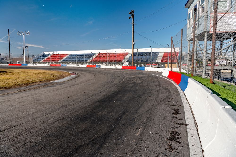 The track of Meridian Speedway
