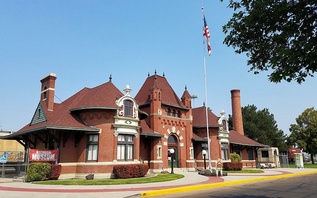 Exterior of Nampa Train Depot Museum
