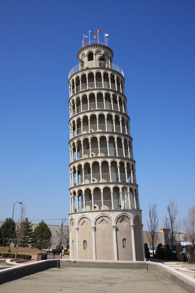 Exterior of the Leaning Tower of Niles