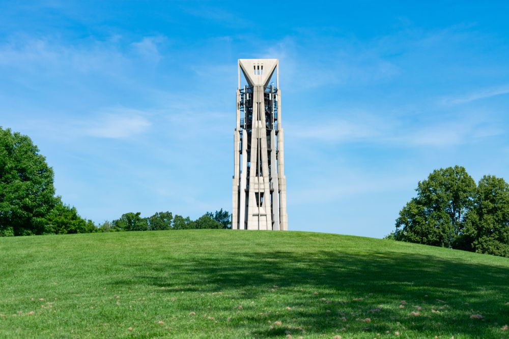 The grounds of Naperville Riverwalk