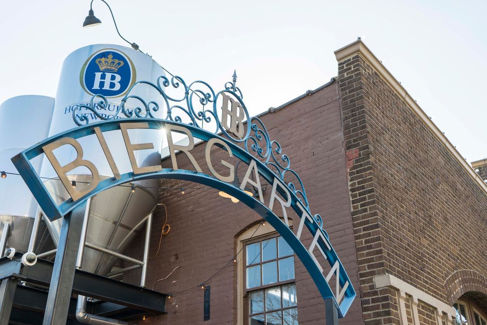 Biergarten at Hofbrauhaus Newport