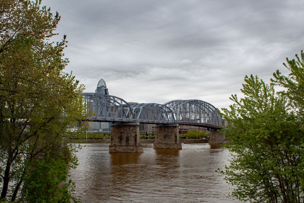 Daytime view of Newport Southbank Bridge