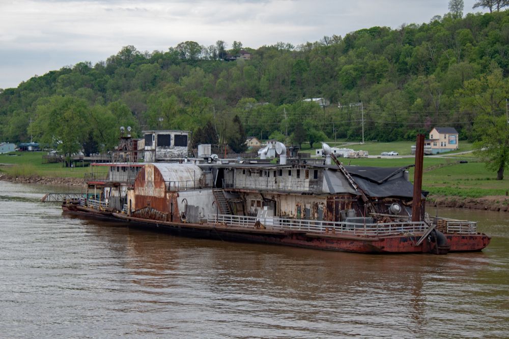 View of the docked USS Nightmare