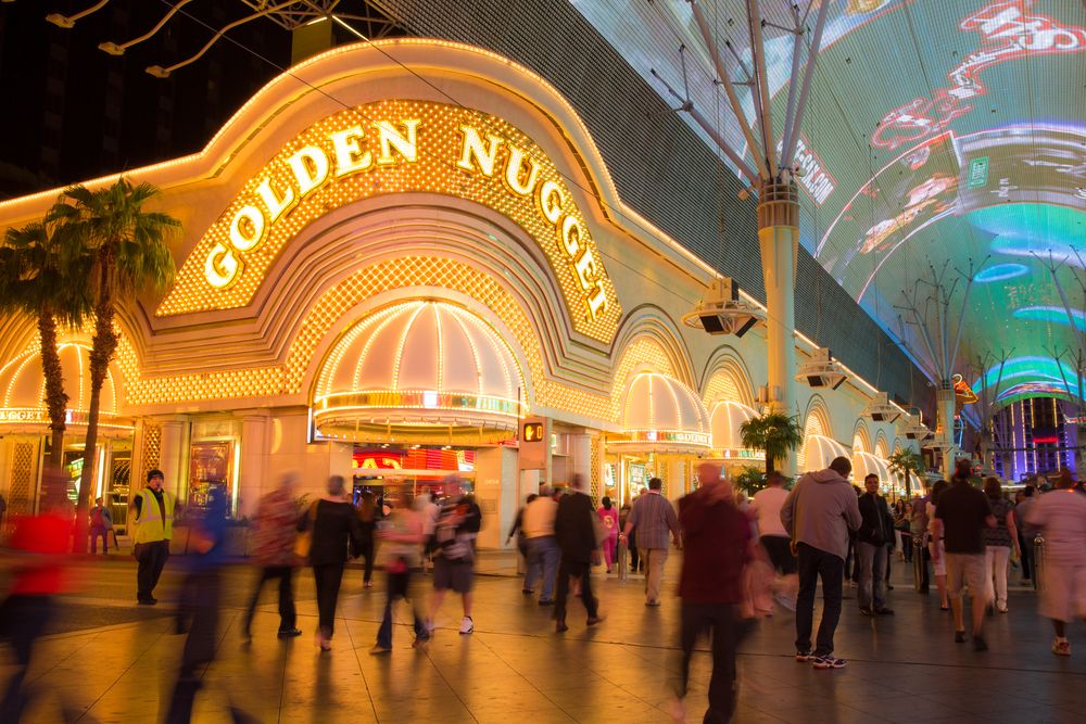 Golden nugget casino at the Fremont Street Experience