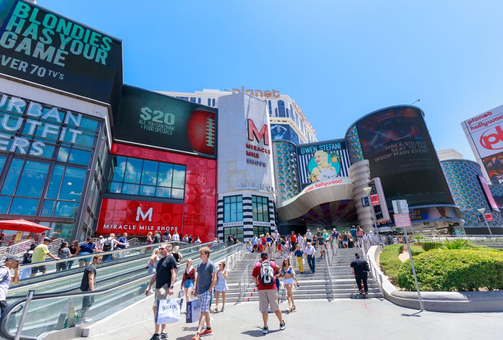 Exterior of Miracle Mile Shops