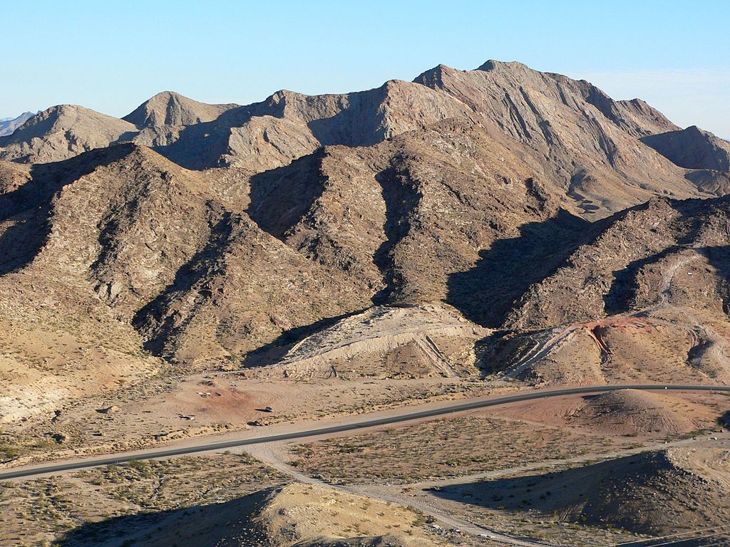 Aerial view of Sunrise Mountain