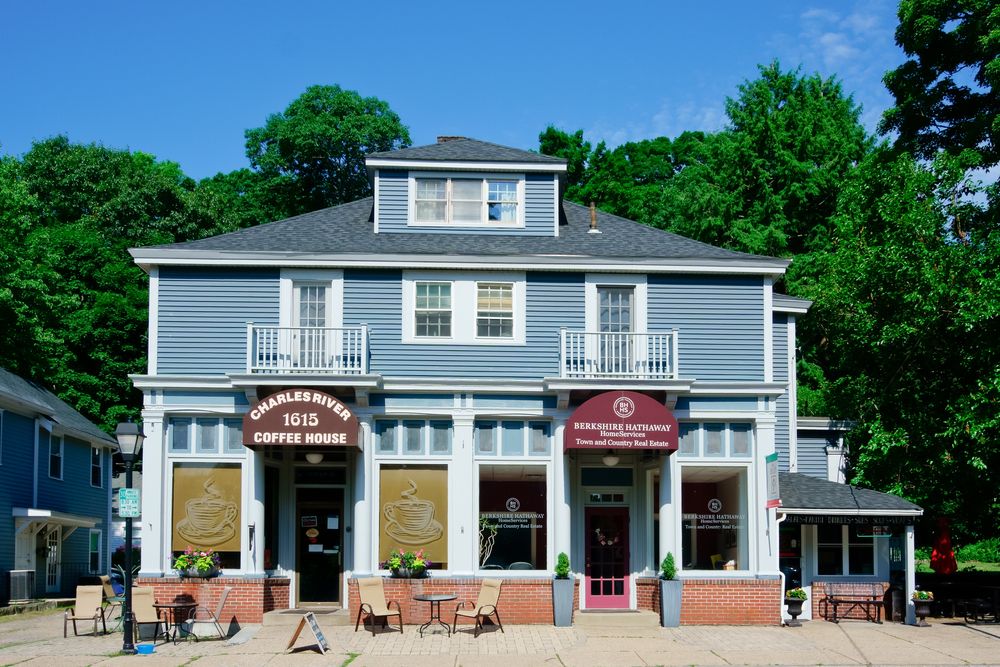 Exterior of the Charles River Coffee House
