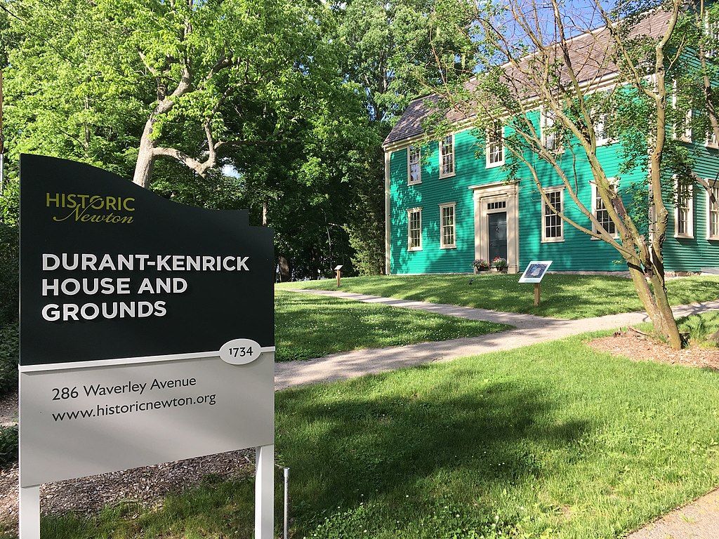 Marker of the Durant-Kenrick House and Grounds