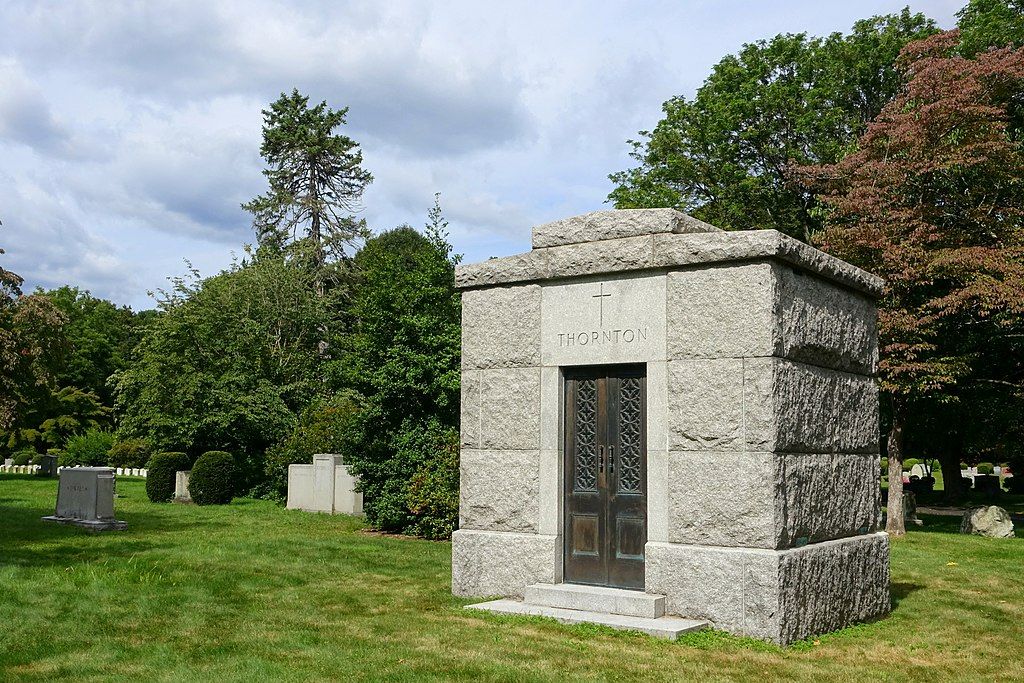 A memorial at Newton Cemetery & Arboretum