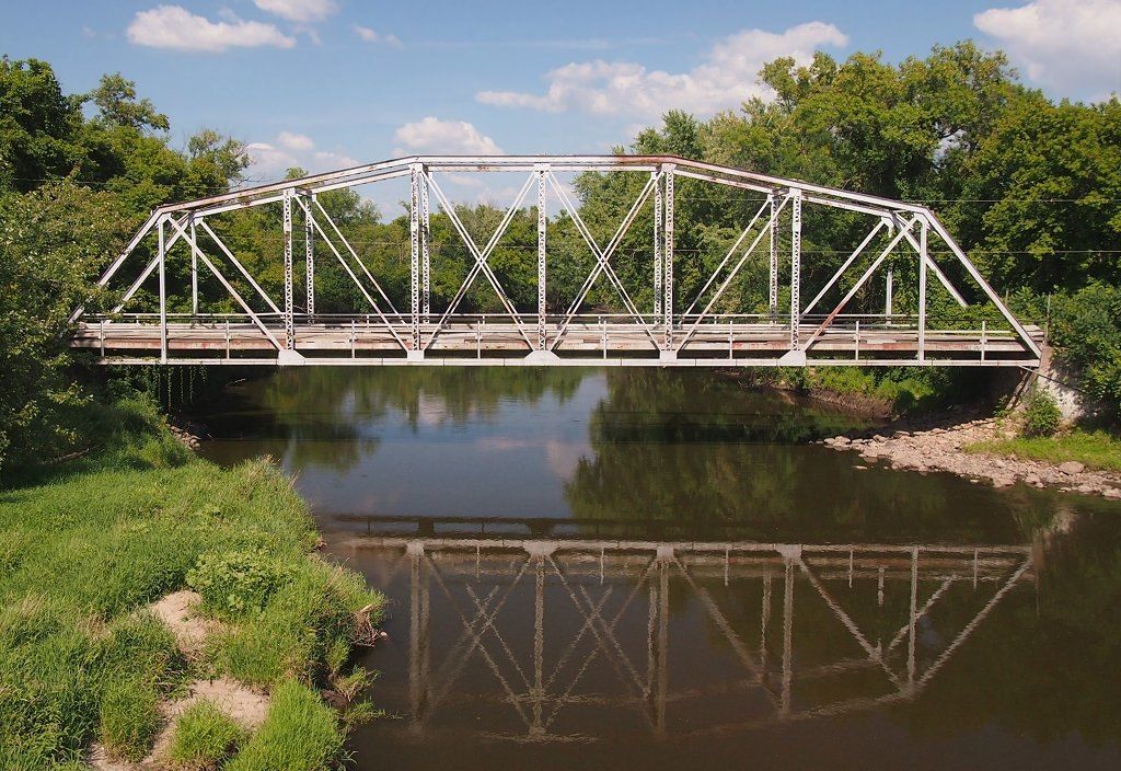 The Waterford Bridge over a river