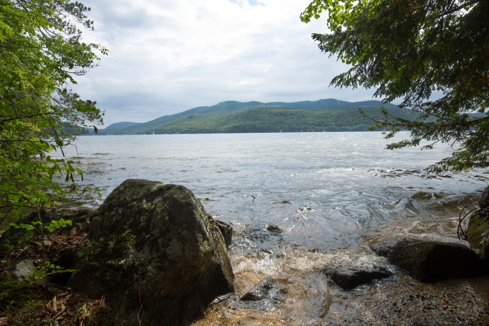 The waters of John Hay National Wildlife Refuge