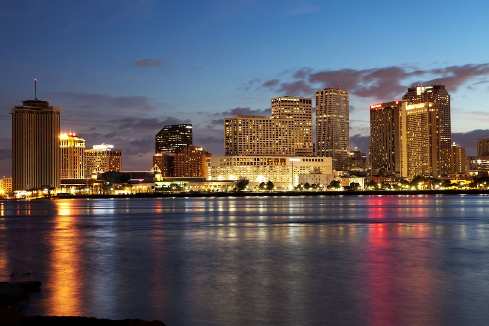 Skyline view from Algiers Point