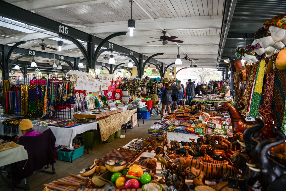 Handmade crafts for sale at French Market