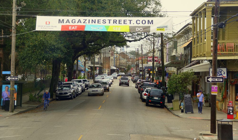 The road of Magazine Street