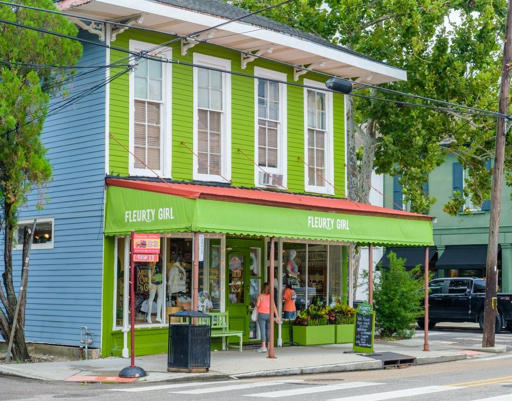 A clothing store at Magazine Street