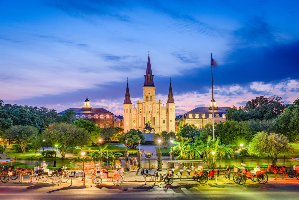 Exterior of the St. Louis Cathedral