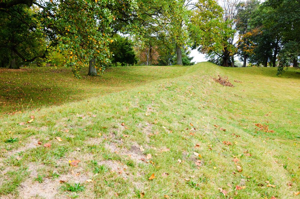 Mound at Newark Earthworks