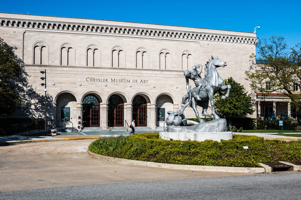 Exterior of Chrysler Museum of Art