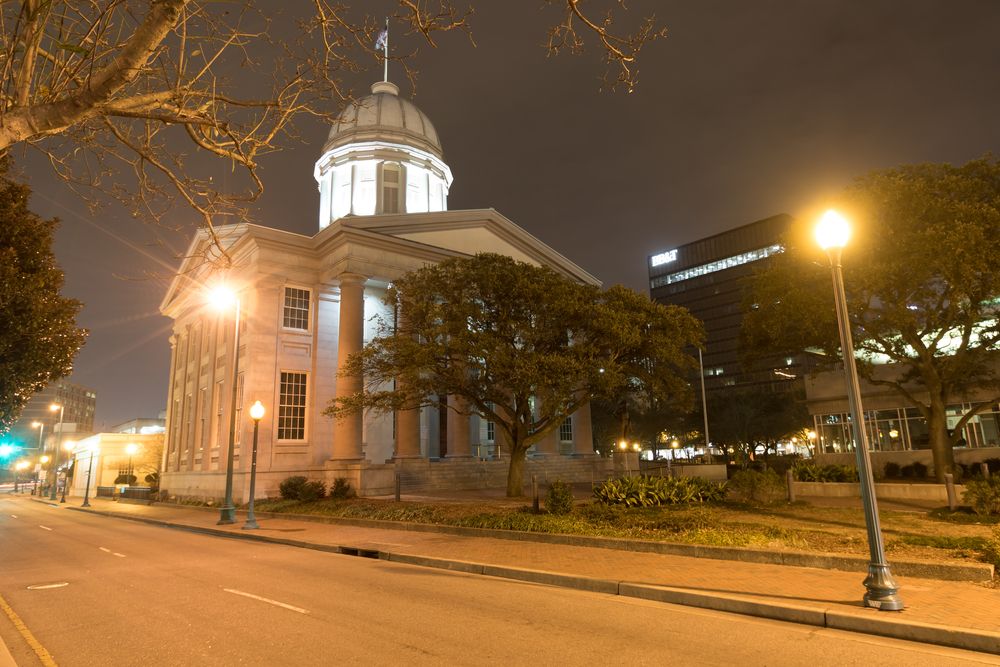 Exterior of MacArthur Memorial museum