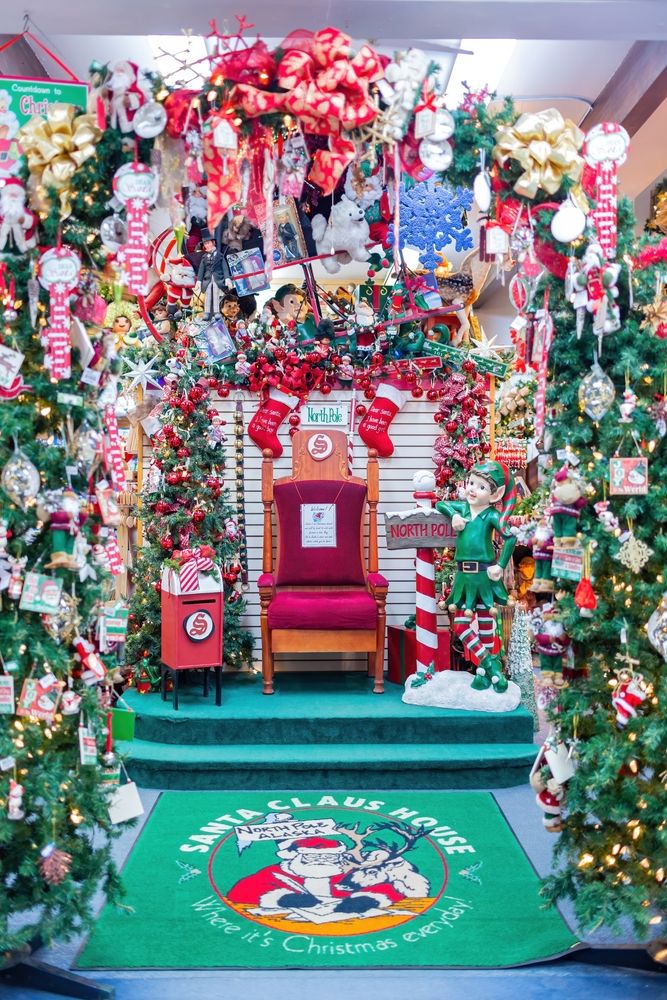 Interior of Santa Claus House