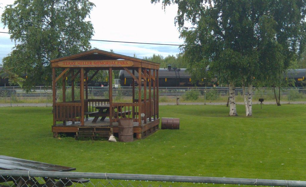 Picnic area at Terry Miller Park