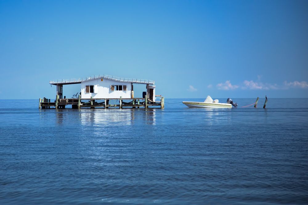 View of a Pasco County Stilt House