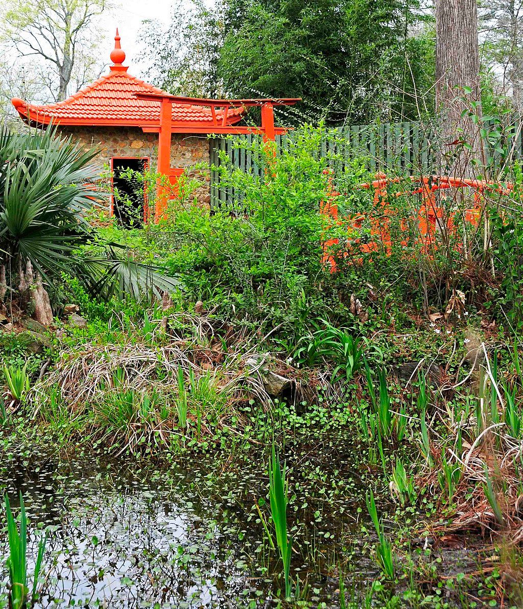 Daytime view of Wells Japanese Garden