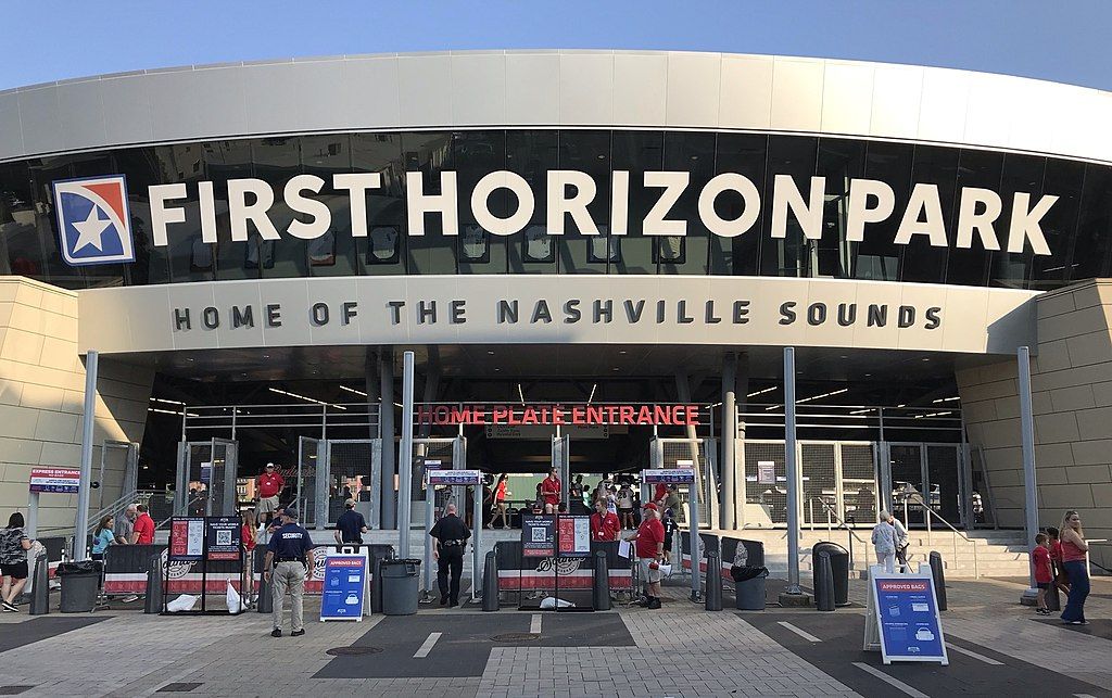 Exterior of First Horizon Park