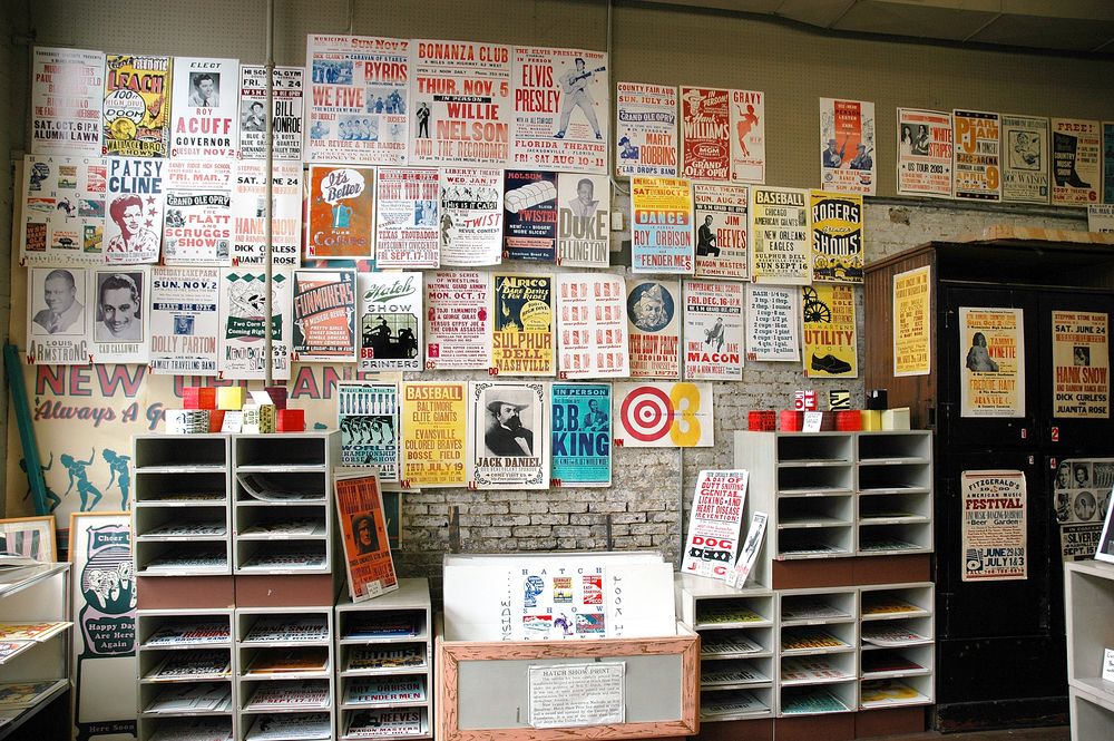 Interior of Hatch Show Print