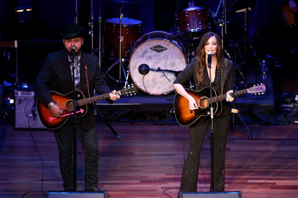 A concert in the Ryman Auditorium
