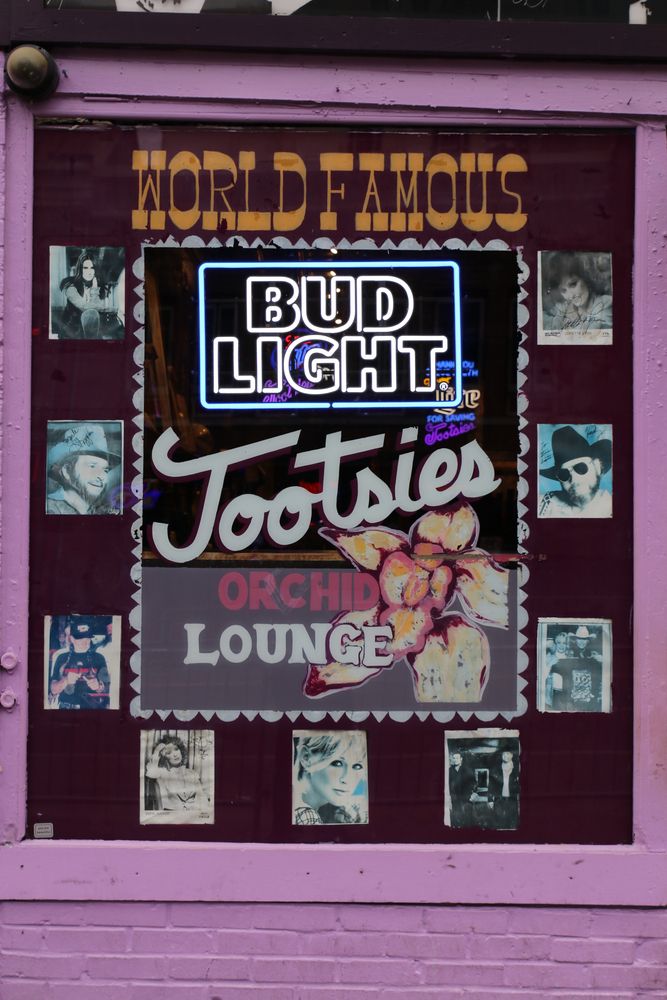 Sign at Tootsie's Orchid Lounge