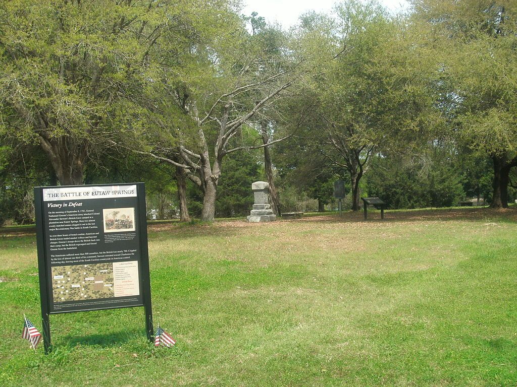 The grounds of Eutaw Springs Battleground Park