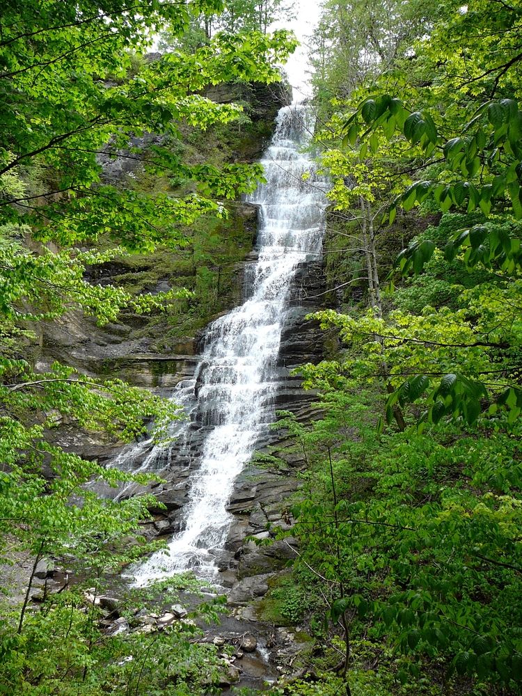 The waters of Pratt's Falls Park