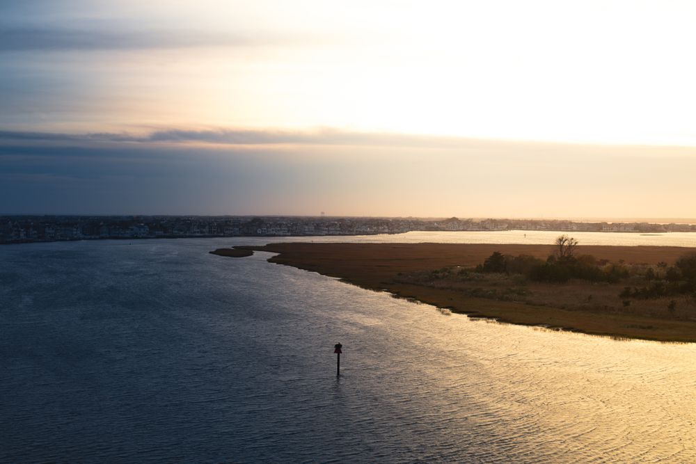 Sunset over Great Egg Harbor Bay