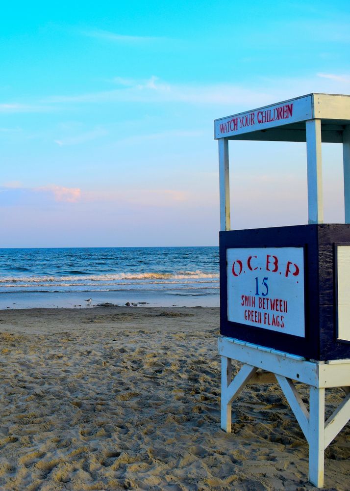 Sands and waters of Ocean City Beach