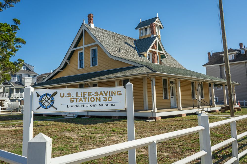 Exterior of the Ocean City Life-Saving Station Museum