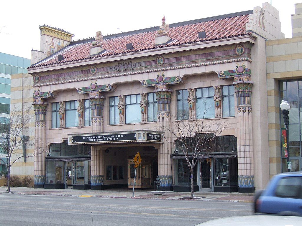 Exterior of Peery's Egyptian Theater
