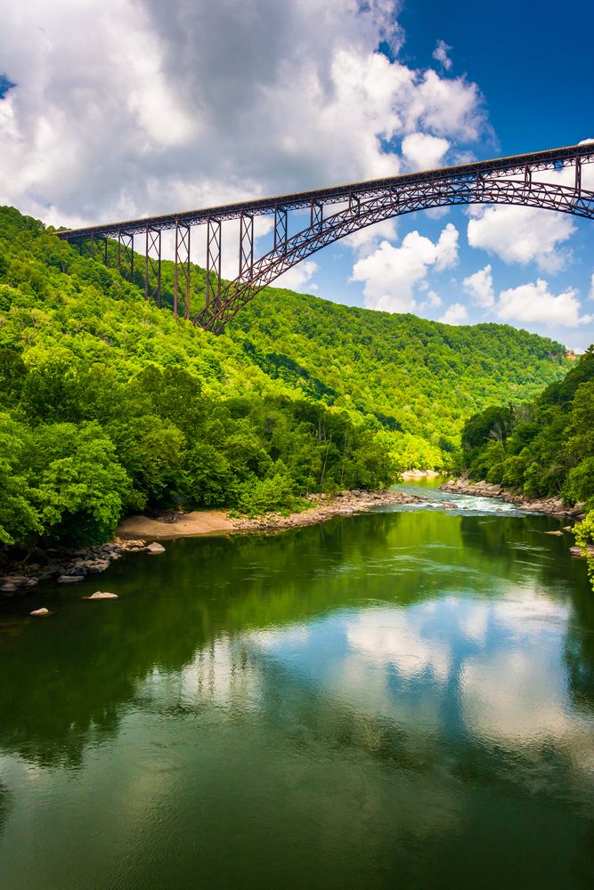 A bridge at New River Gorge National Park and Reserve